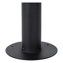 Lucide Outdoor Standleuchte ZICO, IP44, E27, Landhausstil modern, Echtglas klar / Aluminium, schwarz