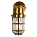 Lucide Outdoor Wandleuchte DUDLEY, 1xE27, IP44, zylindrisch, Gold matt, messing