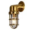 Lucide Outdoor Wandleuchte DUDLEY, 1xE27, IP44, zylindrisch, Gold matt, messing