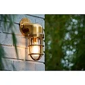Lucide Outdoor Wandleuchte DUDLEY, 1xE27, IP44, zylindrisch, Gold matt, messing