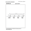 Lucide LED Deckenstrahler JASTER, GU10, 4x5W, 2700K, weiß