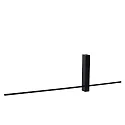 LED Wandleuchte SEGIN, 1x6W, 2700K, schwarz
