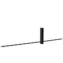 LED Wandleuchte SEGIN, 1x10W, 2700K, schwarz