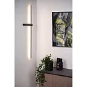 Lucide LED Wandleuchte SEGIN, 1x10W, 2700K, schwarz