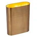 Lucide wall luminaire OVALIS up / down E14 IP20, gold matt, brass dimmable