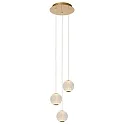 LED Pendelleuchte CINTRA, Ø 25 cm, 1x12,6W, 2700K, transparent
