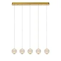 LED Pendelleuchte CINTRA, 1x21W, 2700K, transparent