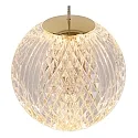 Lucide LED Pendelleuchte CINTRA, 1x21W, 2700K, transparent