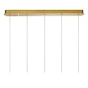 Lucide LED Pendelleuchte CINTRA, 1x21W, 2700K, transparent