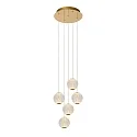 LED Pendelleuchte CINTRA, Ø 32 cm, 1x21W, 2700K, transparent