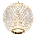 Lucide LED Pendelleuchte CINTRA, Ø 32 cm, 1x21W, 2700K, transparent