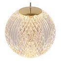 Lucide LED Pendelleuchte CINTRA, Ø 32 cm, 1x21W, 2700K, transparent