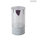 Lucide table lamp VELAS set of 3 IP20, grey, smoky colour 