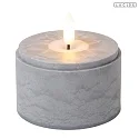 Lucide table lamp VELAS set of 3 IP20, grey, smoky colour 