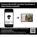 Lucide Tischleuchte FUNGO, 1xE14, schwarzchrom