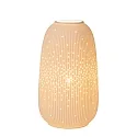 table lamp FLORES cylindrical E14 IP20, white 