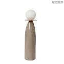 Lucide table lamp FIGARO G9 IP20, grey, opal 