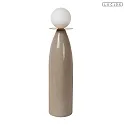 Lucide table lamp FIGARO G9 IP20, grey, opal 