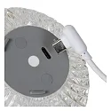 Lucide LED Akku Tischleuchte CINTRA, Ø 9 cm, 1x1,5W, 3000K, dimmbar, transparent
