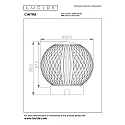 Lucide LED Akku Tischleuchte CINTRA, Ø 9 cm, 1x1,5W, 3000K, dimmbar, transparent