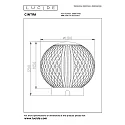 Lucide LED Akku Tischleuchte CINTRA, Ø 11 cm, 1x2W, 3000K, dimmbar, transparent