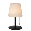 LED Outdoor Akku Tischleuchte RIO, Ø 15,5 cm, 1x1,8W, 3000K, IP44, Rgb, Multifarbe, dimmbar