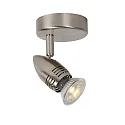 LED Deckenstrahler CARO, Ø 9 cm, GU10, 1x5W, 2700K, Chrom matt