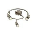 LED Deckenstrahler CARO, Ø 31 cm, GU10, 3x5W, 2700K, Chrom matt