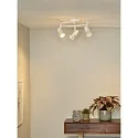 Lucide LED Deckenstrahler CARO, Ø 31 cm, GU10, 3x5W, 2700K, weiß