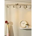Lucide LED Deckenstrahler CARO, GU10, 4x5W, 2700K, Chrom matt