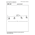 Lucide LED Deckenstrahler CARO, GU10, 4x5W, 2700K, weiß