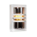 Outdoor Wandleuchte PRIVAS, 1xE27, IP44, 15x11x24 cm, weiß
