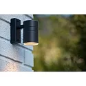 LED Outdoor Wandstrahler ARNE, Ø 6,3 cm, GU10, 1x5W, 2700K, IP44 - 6,3 x 12 x 11,5cm