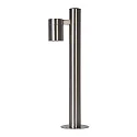 LED Outdoor Pollerleuchte ARNE, Ø 6,3 cm, GU10, 1x5W, 2700K, IP44, Chrom matt