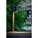 Lucide LED Outdoor Pollerleuchte ARNE, Ø 6,3 cm, GU10, 1x5W, 2700K, IP44, schwarz