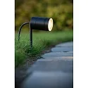 Lucide gorund spike luminaire ARNE LED round, with plug GU10 IP44, black