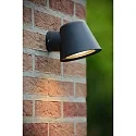 Lucide LED Outdoor Wandleuchte DINGO, GU10, 1x5W, 3000K, IP44, dimmbar, Anthrazit