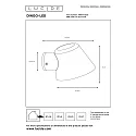 Lucide LED Outdoor Wandleuchte DINGO, GU10, 1x5W, 3000K, IP44, dimmbar, Anthrazit