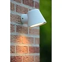 Lucide wall luminaire DINGO LED round GU10 IP44, white