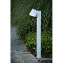 Lucide bollard lamp DINGO LED round GU10 IP44, white