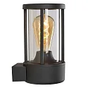 Lucide wall luminaire LORI cylindrical E27 IP44, anthracite
