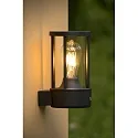 Lucide wall luminaire LORI cylindrical E27 IP44, anthracite