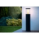 Lucide socket luminaire FEDOR cylindrical, direct E27 IP44, black dimmable