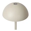 Lucide battery table lamp JOY with USB connection, with touch dimmer IP54, mat, white dimmable