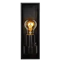 Lucide wall luminaire DUKAN square E27 IP65, black