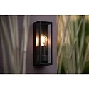 Lucide wall luminaire DUKAN square E27 IP65, black
