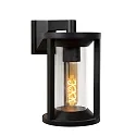Outdoor Wandleuchte CADIX, 1xE27, IP65, schwarz
