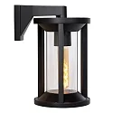 Lucide wall luminaire CADIX cylindrical E27 IP65, black