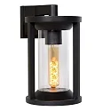 Lucide wall luminaire CADIX cylindrical E27 IP65, black