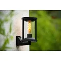 Lucide wall luminaire CADIX cylindrical E27 IP65, black